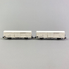 2 wagons frigorifiques lbblps "Interfrigo", DR, Ep IV - FLEISCHMANN 826215 - N 1/160