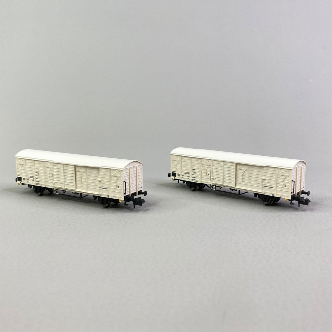 2 wagons frigorifiques lbblps "Interfrigo", DR, Ep IV - FLEISCHMANN 826215 - N 1/160
