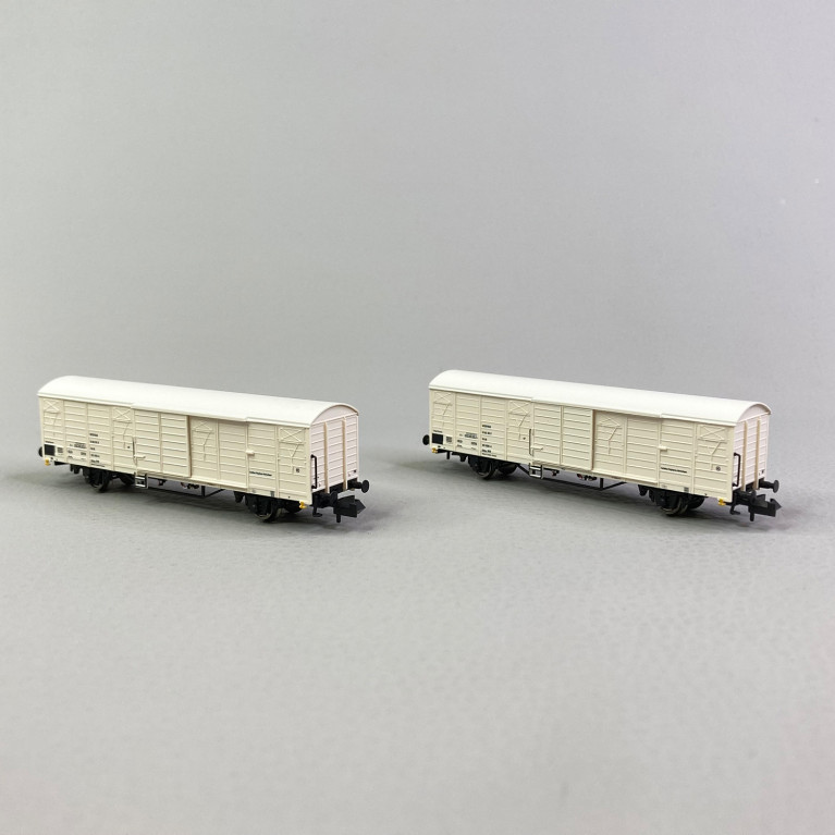 2 wagons frigorifiques lbblps "Interfrigo", DR, Ep IV - FLEISCHMANN 826215 - N 1/160