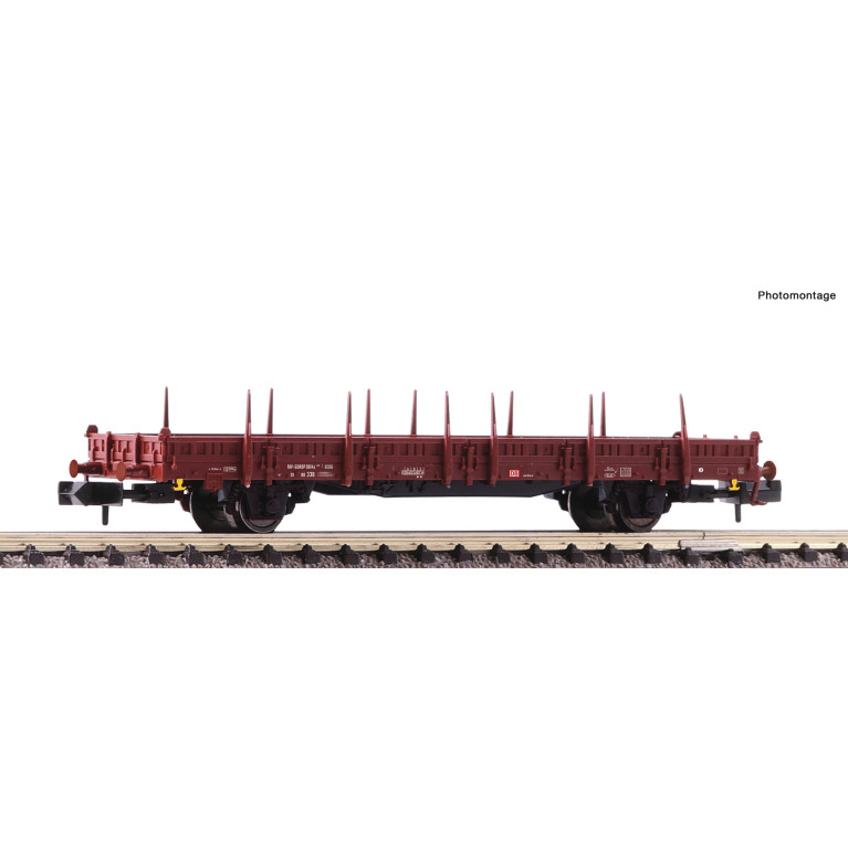 Wagon plat à ranchers pivotants Ks 446, DB, Ep V - FLEISCHMANN 825742 - N 1/160