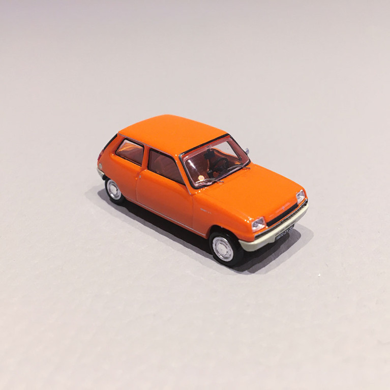 Renault 5  TL 1972 Orange - REE CB140 - HO 1/87