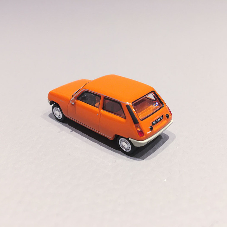 Renault 5  TL 1972 Orange - REE CB140 - HO 1/87