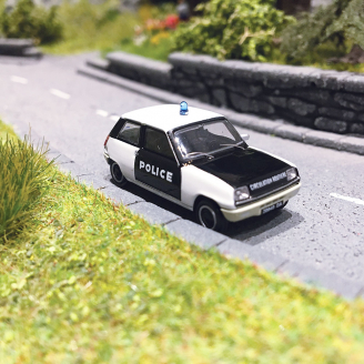 Renault 5 TL 1972 Police "Pie" - REE CB144 - HO 1/87