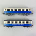 2 voitures de tourisme "Bayerische Zugspitzbahn", Ep V et VI - HOBBYTRAIN H43109 - HOe 1/87