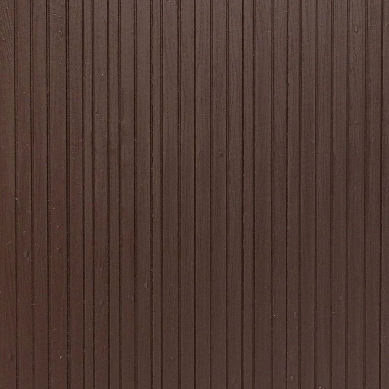 Plaque plancher ou bardage de bois marron -HO-1/87-AUHAGEN  52420