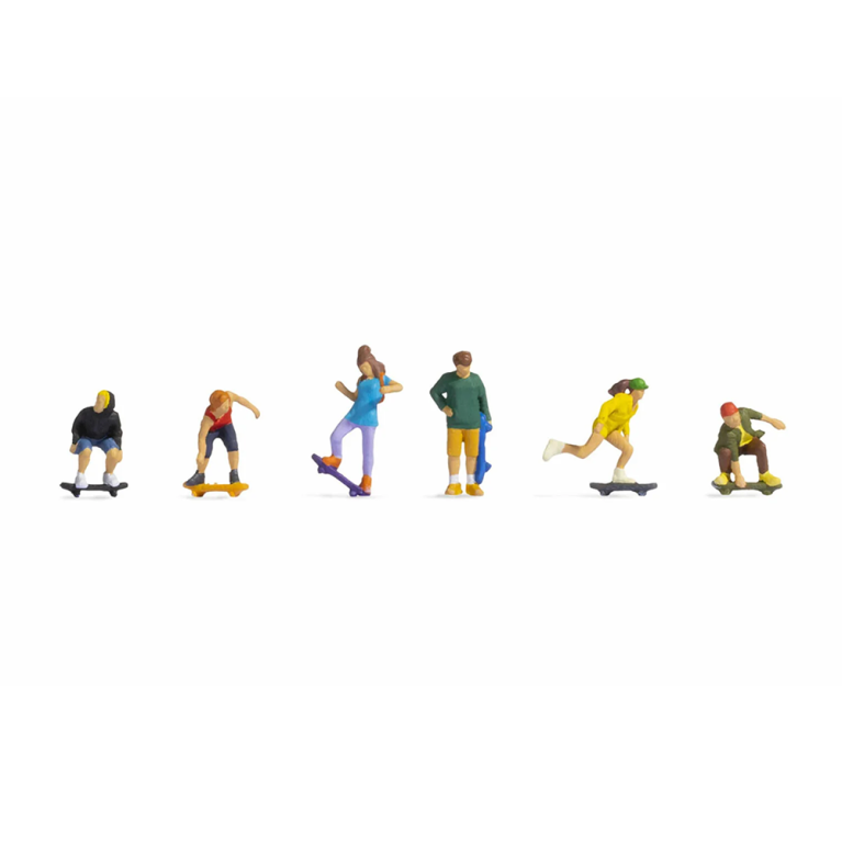 Skateurs (x6) - NOCH 15889 - HO 1/87