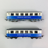 2 voitures de tourisme "Bayerische Zugspitzbahn", Ep V et VI - HOBBYTRAIN H43107 - HO 1/87