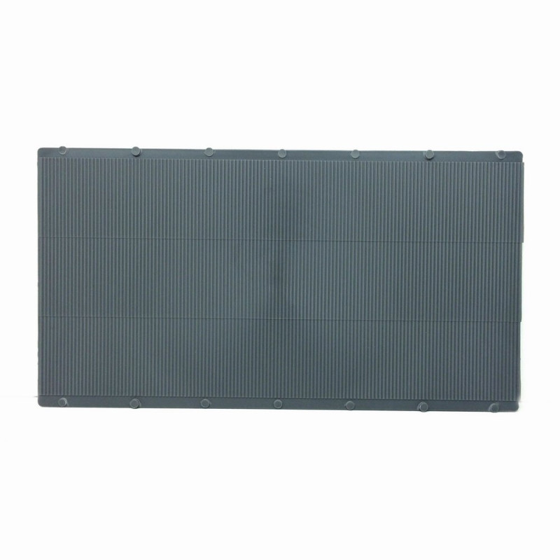 Panneau à toiture rouge Ondura Premium9, 34,5 po x 79 po, asphalte