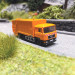 Camion poubelles MAN F90, Orange - MINIS LC4660 - N 1/160