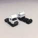 Camions, tracteurs, MAN F90 SZM, Blanc (x2) - MINIS LC4064 - N 1/160