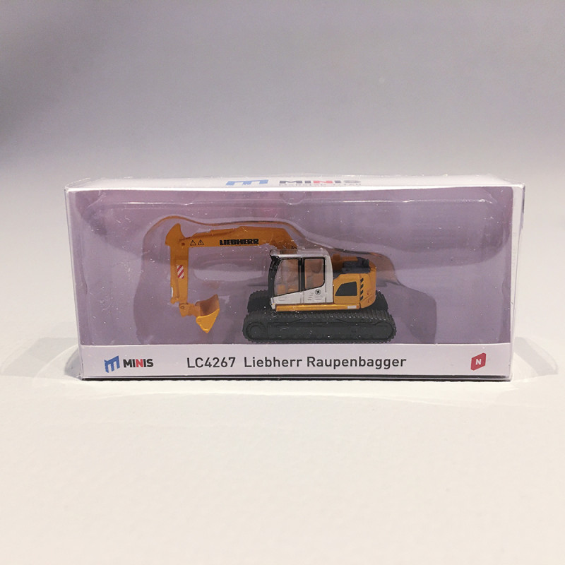 Pelleteuse à chenilles LIEBHERR Jaune / Blanc - MINIS LC4267 - N 1/160
