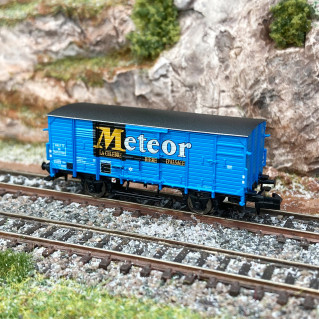 Wagon couvert HLF "Météor", 2 essieux, Sncf, Ep III - BRAWA 67498 - N 1/160