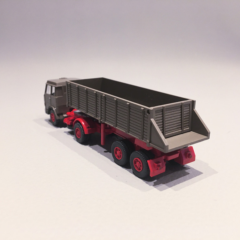 Camion Hanomag Henschel, Remorque benne - WIKING 67710 - HO 1/87