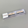 2 wagons couvert Gms (ex K3) maintenance, Sersa, Ep V - HOBBYTRAIN H24253 - N 1/160