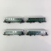 4 voitures type Biho et BDiho 2 essieux, ÖBB, Ep III - ROCO 74026 - HO 1/87