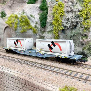 Wagon porte conteneurs "Holcim", SBB, Ep VI - ROCO 76943 - HO 1/87