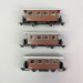 3 voitures type Biho/s, voie étroite HOe, ÖBB, Ep IV - ROCO 34103 - HOe 1/87