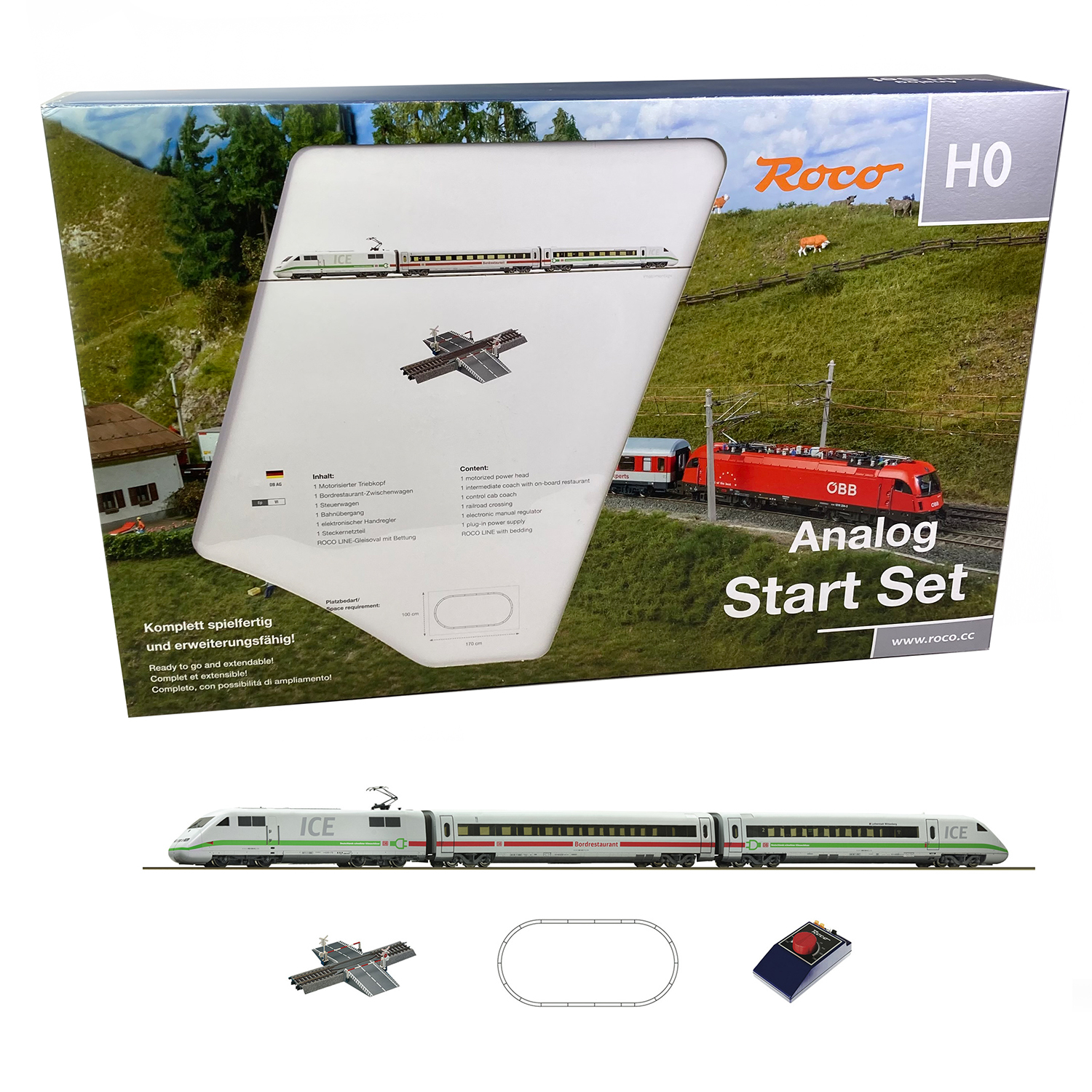 Coffret de démarrage TGV 'INOUI' SNCF Ep VI-HO 1/87-JOUEF HJ1060