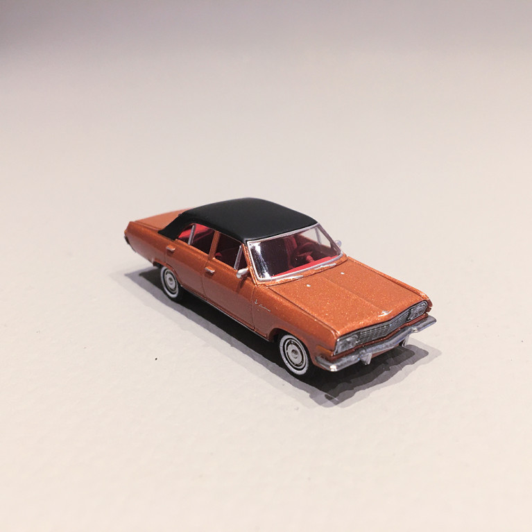 Opel Diplomat A, Cuivre métal toit Noir mat - BREKINA 20762 - HO 1/87