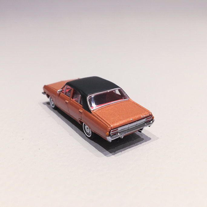 Opel Diplomat A, Cuivre métal toit Noir mat - BREKINA 20762 - HO 1/87
