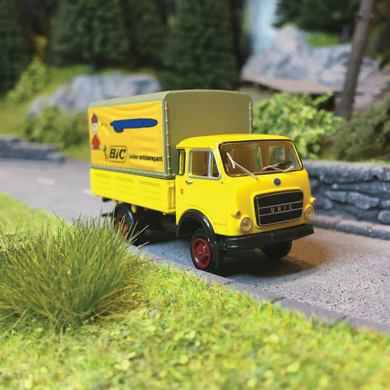 Camion Unic, OM - Laster, "BIC" - BREKINA / SAI 2977 - HO 1/87