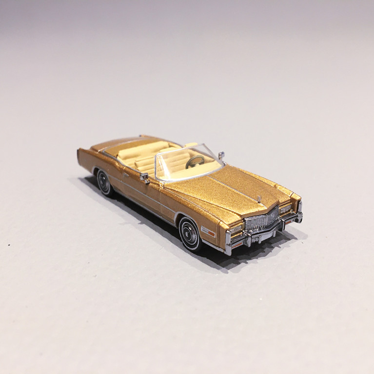 Cadillac Eldorado 1976, Convertible, Or métal - BREKINA 19752 - HO 1/87