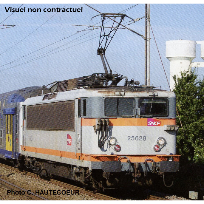 Locomotive électrique BB 25500 livrée béton, logo Carmillon, Sncf,  Ep VI - PIKO 96525 - HO 1/87
