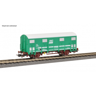 Wagon SNCF Jouef Réf 5104 - Vert - Vintage - Fabriqué En France