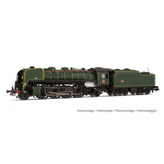 Locomotive 141 R 460, tender à charbon,  Sncf, Ep III - ARNOLD HN2545  - N  1/160