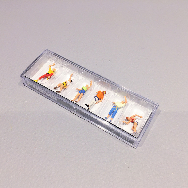 Personnages en Escalade - PREISER 10606 - HO 1/87