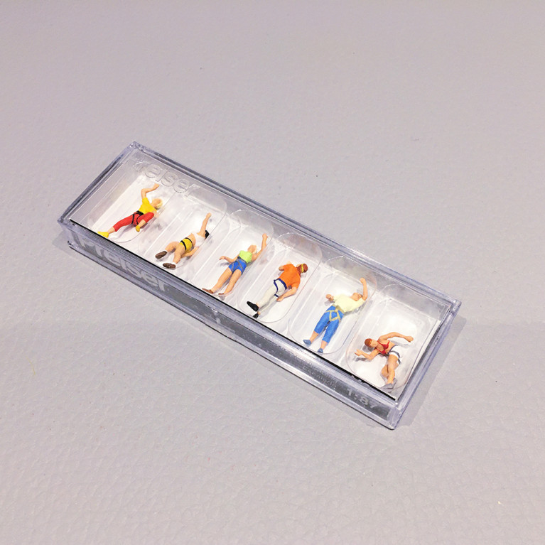 Personnages en Escalade - PREISER 10606 - HO 1/87