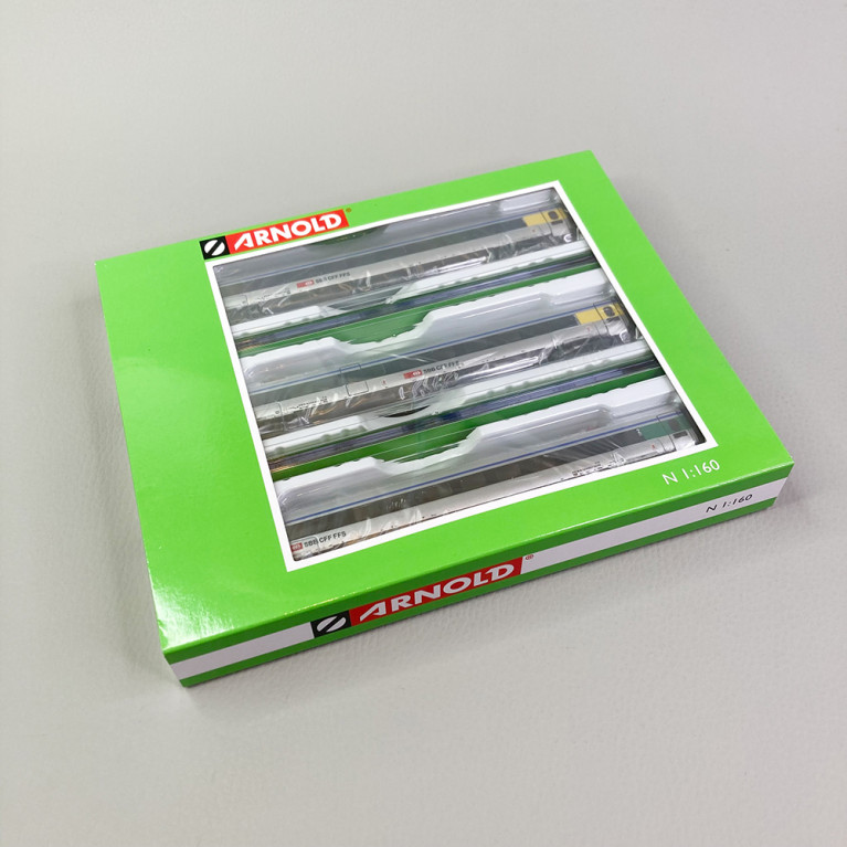 Coffret complémentaire 3 voitures pour ETR 610 "Cisalpino", SBB, Ep VI - ARNOLD HN3503 - N 1/160