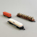 Coffret de 3 wagons de marchandises, DB, Ep IV - MARKLIN 82596 -  Z 1/220