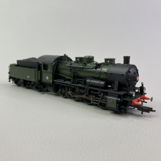 Locomotive vapeur 040 D 323, Sncf, digital son - FLEISCHMANN 415402 - H0 1/87  - DEP282-001