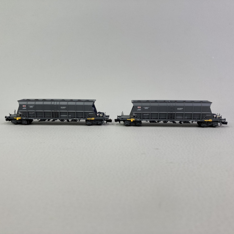 2 wagons trémie Faoos, SGW, Sncf, Ep IV et V - ARNOLD HN6548 - N 1/160