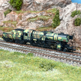 Locomotive vapeur BR 42 1083, camouflé armée, DRB, Ep II et III - ARNOLD HN2485 -N 1/160