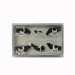 6 vaches taches noires et blanches-HO-1/87-PREISER 10145