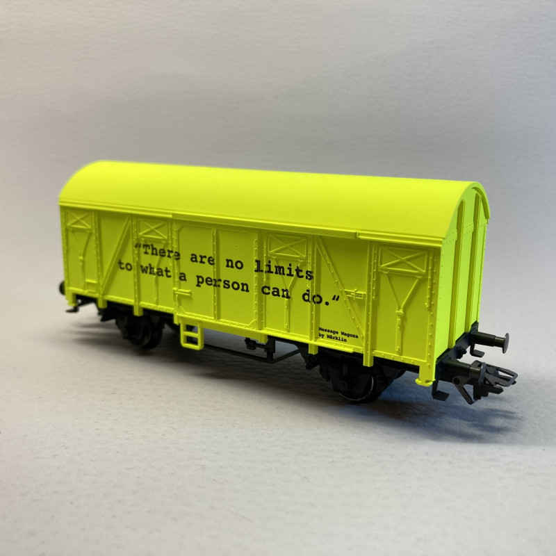 Wagon "Message wagon", artiste Keith Haring - MARKLIN 48083 - HO 1/87 - DEP258-037
