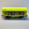 Wagon "Message wagon", artiste Keith Haring - MARKLIN 48083 - HO 1/87 - DEP258-037