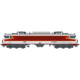 Locomotive électrique CC 6523, Logo Beffara, Sncf, Ep IV digital son - LSMODELS 10322S - HO 1/87