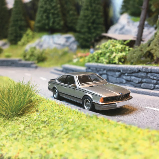 BMW 635 CSI, Gris Métal - BREKINA 24361 - HO 1/87