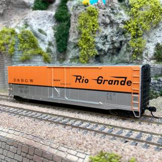 Wagon couvert Denver & RioGrande Western, USA, Ep III - RIVAROSSI HR6583A - HO 1/87