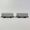 2 wagons frigorifiques Ifms, 2 essieux, FS, Ep IV - RIVAROSSI HR6563 - HO 1/87