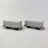 2 wagons frigorifiques Ifms, 2 essieux, FS, Ep IV - RIVAROSSI HR6563 - HO 1/87