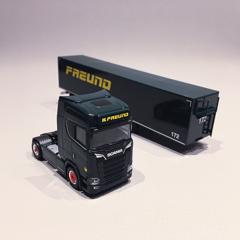 Scania CS 20 HD camion remorque bâchée Rubin & Morger Rugenbräu