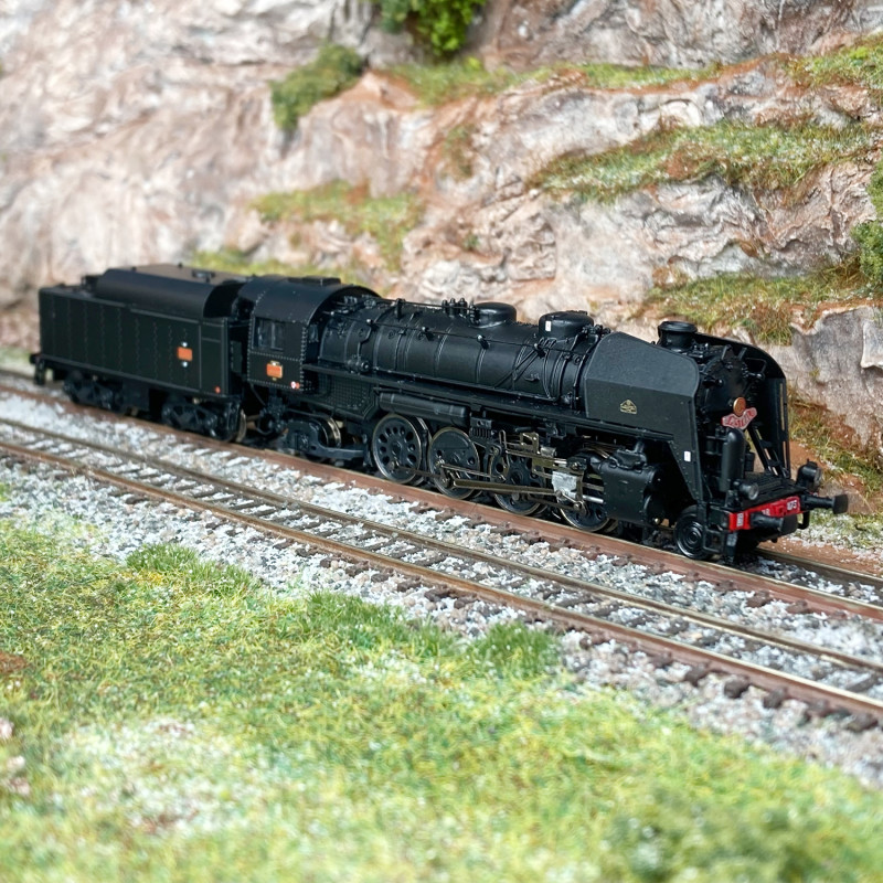 Locomotive à vapeur PACIFIC (Maquette bois et métal 1/20