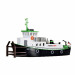 Bateau pousseur -HO-1/87-KIBRI 38520