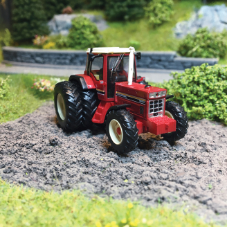 Tracteur Agricole IHC 1455 XL, Rouge - SCHUCO 452669700 - HO 1/87