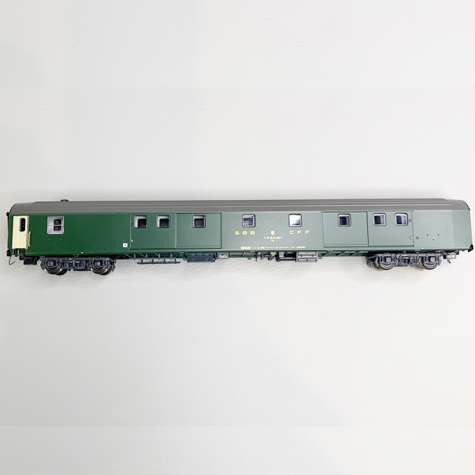 Voiture UIC-X Ric Dms, 1CL, toit gris, SBB CFF FFS, Ep IVa - LSMODELS 472010 - HO 1/87