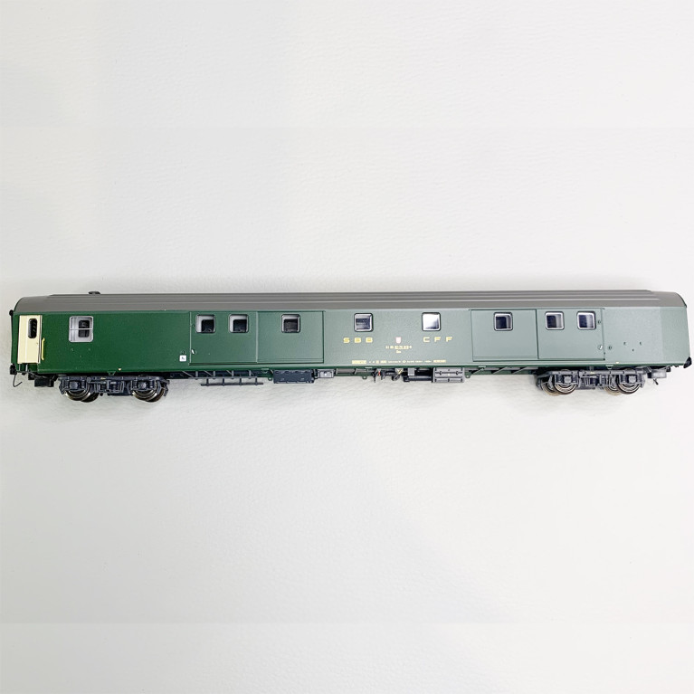 Voiture UIC-X Ric Dms, 1CL, toit gris, SBB CFF FFS, Ep IVa - LSMODELS 472010 - HO 1/87